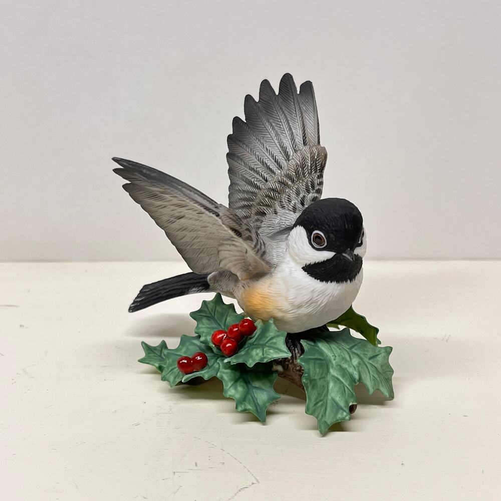 Lenox Chickadee Garden Birds Porcelain Figurine
